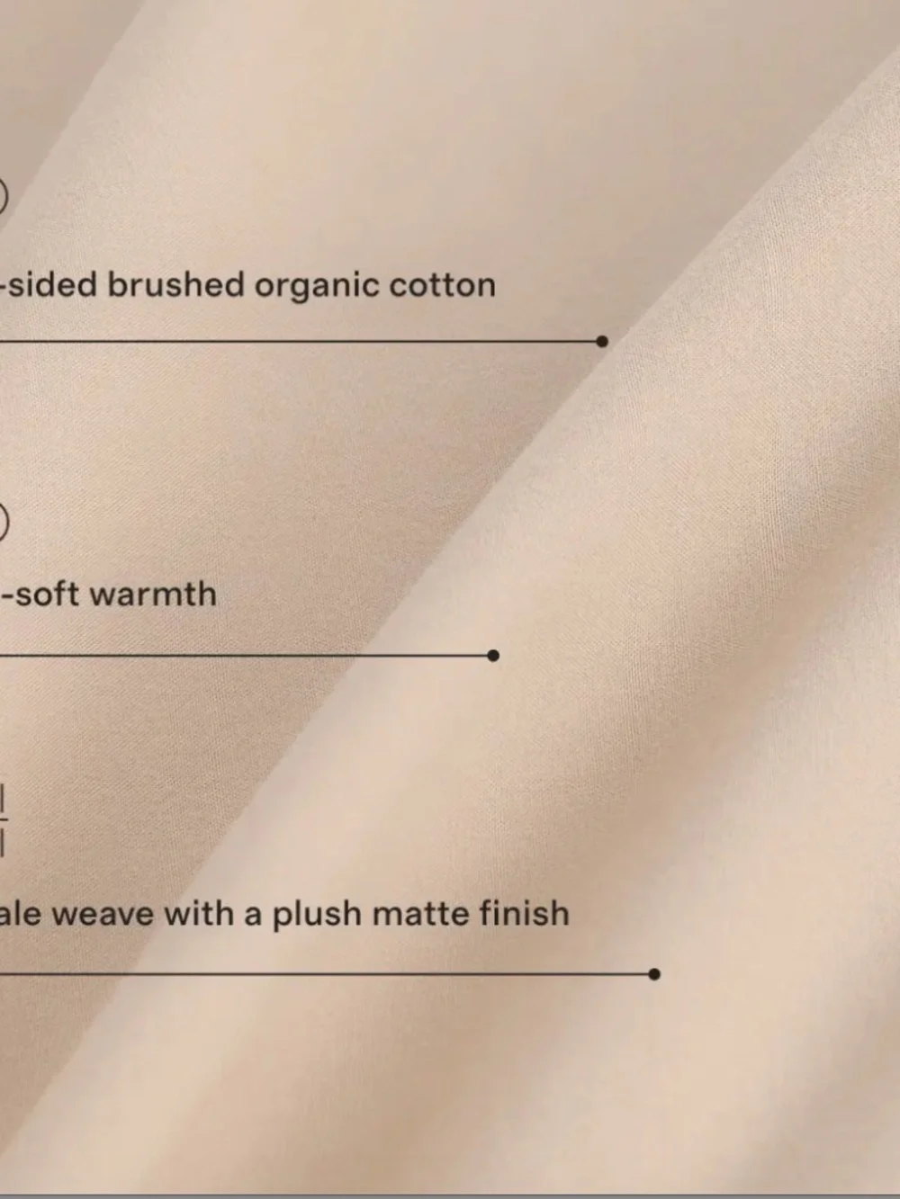 Organic Brushed Cotton Euro Sham White